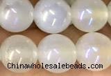 CAA5820 15 inches 8mm round AB-color agate beads