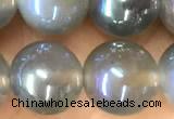 CAA5828 15 inches 10mm round AB-color agate beads