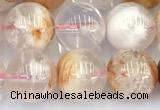 CAA5851 15 inches 9mm - 10mm round sakura agate beads