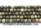 CAA6103 15.5 inches 10mm round chrysanthemum agate gemstone beads