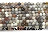 CAA6130 15 inches 4mm round Botswana agate beads wholesale