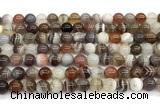 CAA6138 15 inches 6mm round Botswana agate beads wholesale