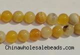 CAA88 15.5 inches 8mm round botswana agate gemstone beads