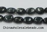 CAB126 15.5 inches 8*10mm oval moss agate gemstone beads wholesale