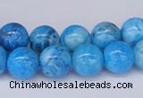 CAB222 15.5 inches 10mm round blue crazy lace agate beads