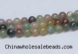 CAB431 15.5 inches 5mm round indian agate gemstone beads wholesale