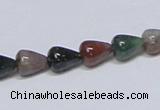 CAB444 15.5 inches 8*10mm teardrop indian agate gemstone beads