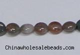 CAB448 15.5 inches 8mm flat round indian agate gemstone beads