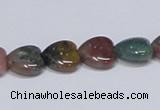 CAB454 15.5 inches 12*12mm heart indian agate gemstone beads