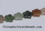 CAB459 15.5 inches 10*10mm star indian agate gemstone beads wholesale