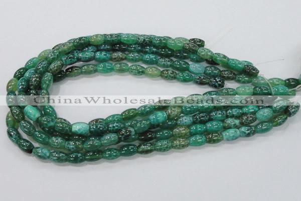 CAB50 15.5 inches 8*12mm egg-shaped peafowl agate gemstone beads