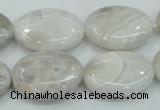 CAB912 15.5 inches 18*25mm oval natural crazy agate beads wholesale