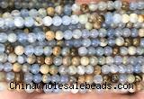 CABS01 15 inches 4mm round blue calcite beads wholesale