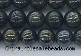 CAE121 15.5 inches 6mm round AB-color astrophyllite beads wholesale