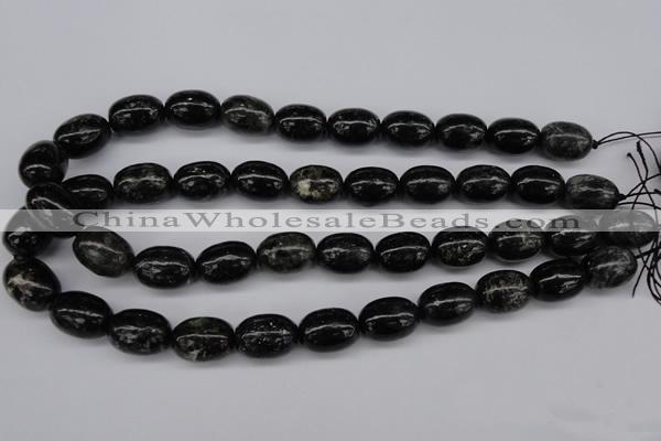 CAE17 15.5 inches 13*18mm egg-shaped astrophyllite beads wholesale
