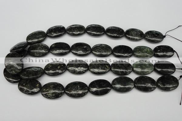 CAE59 15.5 inches 18*25mm oval astrophyllite beads wholesale