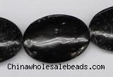 CAE61 15.5 inches 22*30mm oval astrophyllite beads wholesale