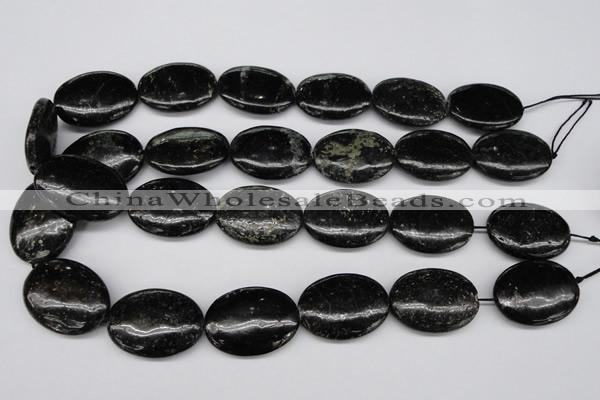 CAE61 15.5 inches 22*30mm oval astrophyllite beads wholesale