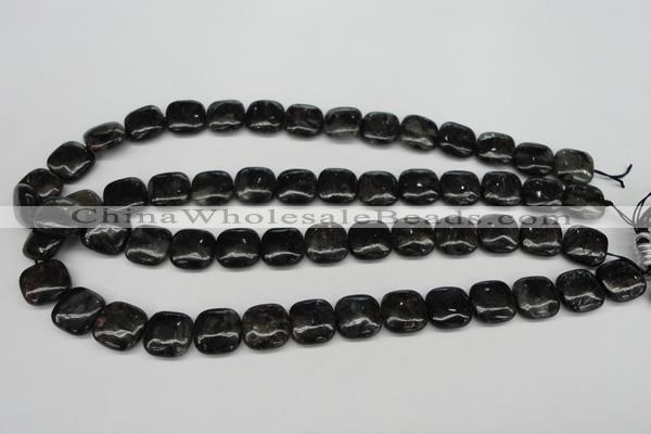 CAE78 15.5 inches 14*14mm square astrophyllite beads wholesale