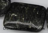 CAE96 15.5 inches 30*40mm rectangle astrophyllite beads wholesale
