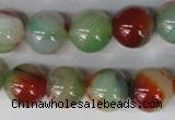 CAG1001 15.5 inches 14mm round rainbow agate beads wholesale