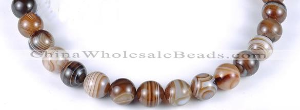 CAG143 14mm round madagascar agate gemstone beads Wholesale