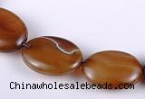 CAG154 15*20mm oval madagascar agate gemstone beads Wholesale