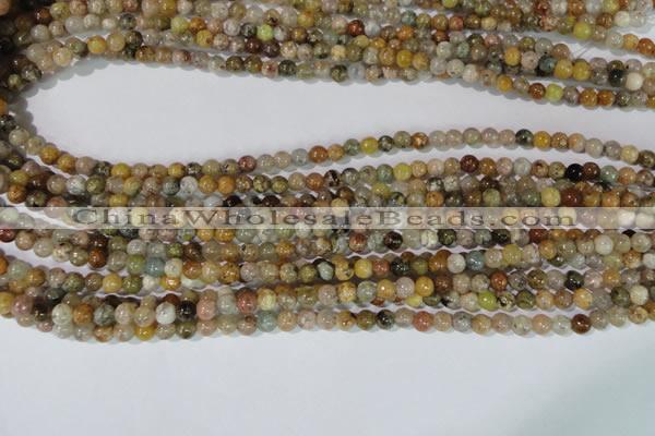 CAG1700 15.5 inches 4mm round rainbow agate beads wholesale