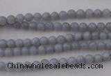 CAG2365 15.5 inches 4mm round blue lace agate beads wholesale