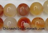 CAG2377 15.5 inches 16mm round red agate beads wholesale