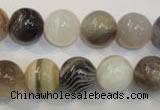 CAG2414 15.5 inches 12mm round Chinese botswana agate beads