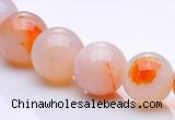 CAG265 15 inch 12mm round agate gemstone beads Wholesale