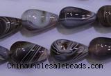 CAG2761 15.5 inches 12*20mm teardrop botswana agate beads wholesale