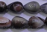 CAG2763 15.5 inches 15*20mm teardrop botswana agate beads wholesale