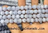 CAG3578 15.5 inches 8mm round blue lace agate beads wholesale