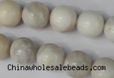 CAG3606 15.5 inches 14mm round natural crazy lace agate beads