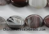 CAG3724 15.5 inches 15*20mm oval botswana agate beads wholesale