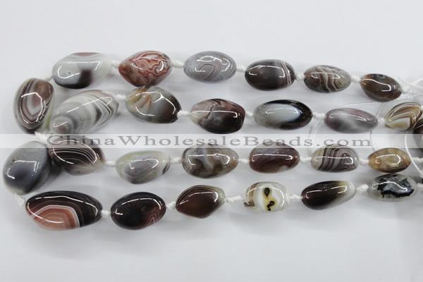 CAG3728 15.5 inches 14*20mm – 20*35mm nuggets botswana agate beads