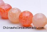 CAG39 12mm round dragon veins agate gemstone beads Wholesale