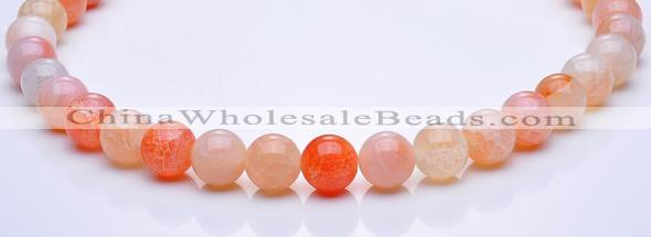 CAG39 12mm round dragon veins agate gemstone beads Wholesale