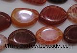 CAG4230 15.5 inches 12*16mm - 14*19mm freeform natural fire agate beads