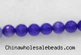 CAG437 5pcs 8mm&10mm&12mm faceted round violet agate beads wholesale