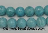 CAG4403 15.5 inches 10mm round dyed blue lace agate beads