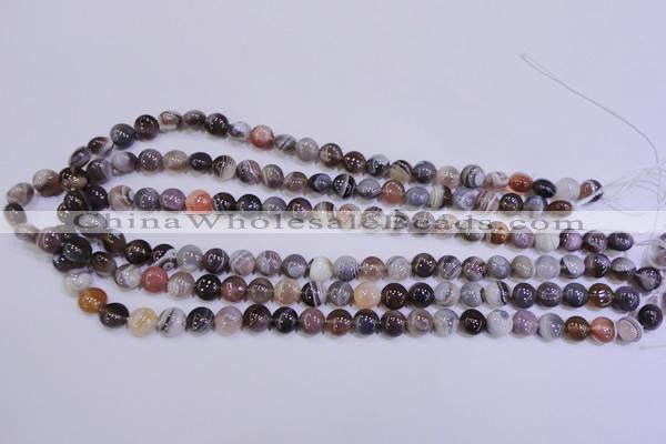 CAG4440 15.5 inches 8mm flat round botswana agate beads wholesale