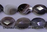 CAG4464 15.5 inches 13*18mm faceted oval botswana agate beads