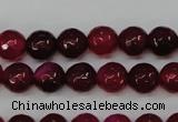 CAG4489 15.5 inches 6mm faceted round agate beads wholesale