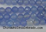 CAG4505 15.5 inches 8mm faceted round agate beads wholesale