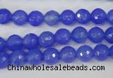 CAG4506 15.5 inches 8mm faceted round agate beads wholesale