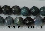 CAG4610 15.5 inches 6mm faceted round fire crackle agate beads