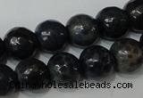 CAG4612 15.5 inches 6mm faceted round fire crackle agate beads